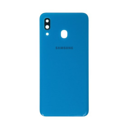 TAPA TRASERA PARA SAMSUNG A305 (AZUL) (C/LENS)