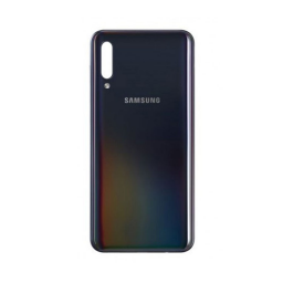 TAPA TRASERA PARA SAMSUNG A505 (NEGRO) (C/LENS)