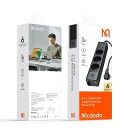 ALARGUE ELECTRICO ZAPATILLA MCDODO 6 EN 1 30W  (CH-0620)