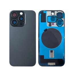 TAPA TRASERA IPHONE 16 PRO (NEGRO) (CLENS)